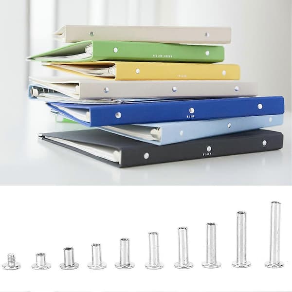 180 st M5 Flat Head Book Album Rivet Screw Set DIY Craft Making Rivet