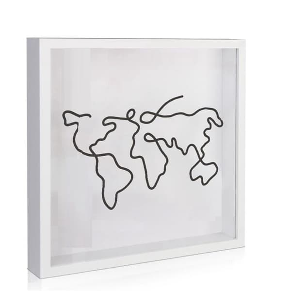 1 Adventure Box, Travel Shadow Box, Ticket Shadow Box with Slot, Memory Boxes for Souvenirs D