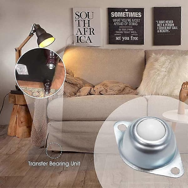 4 stk. 1\" Rullekuglelejer, Anvendes til Rullestativer