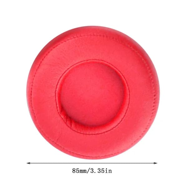 Erstatningsøreputer, myke hodetelefonputer for over-ear-headset, hvit, 1 par