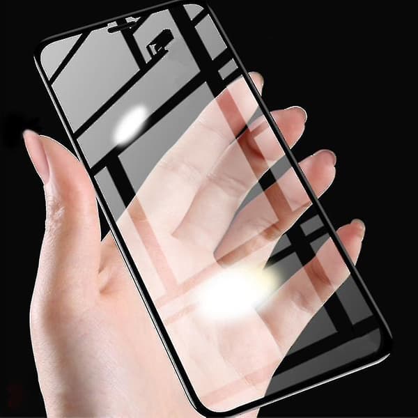 Skärmskydd Kompatibelt med iPhone 11, iPhone Xr 2-pack Enkelt installationsramfodral, Premium härdat glasskydd för iPhone