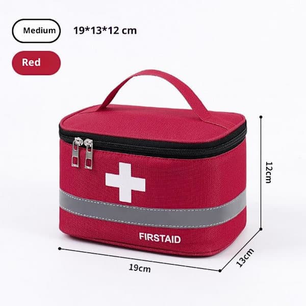 Portable First Aid Bag Home Storage Emergency Kit EVA Bag Red M Red M Red M