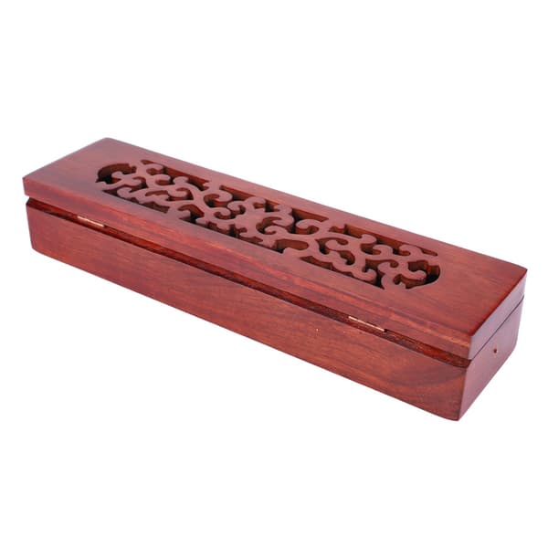 Vietnam Nanmu Incense Sticks Box Lying Incense Burner Assorted Hollow Incense Box (#1)
