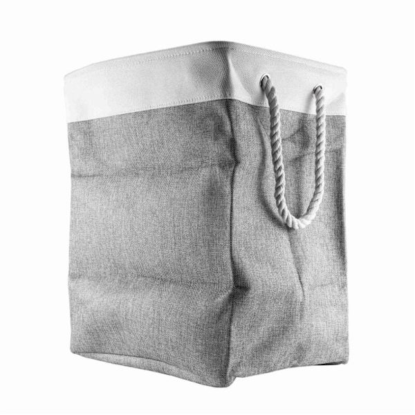 Laundry Baskets, Foldable Laundry Hamper, for Bedroom, Foldable Basket with Carry Handles, Beige