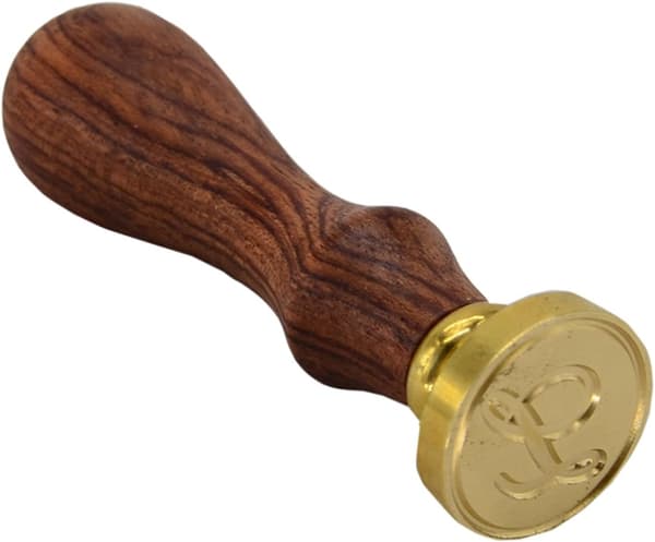 Retro messinghode trehåndtak 26 bokstaver A-Z Alfabet bokstav initial voks klassisk lakkseglstempel GZ3 (L) -