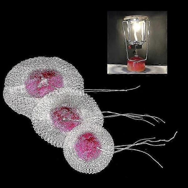 100% New 10pcs 65/85/100mm Gas Lantern Mantle Kerosene Gas Lamp Protector Durable Mesh Mantle