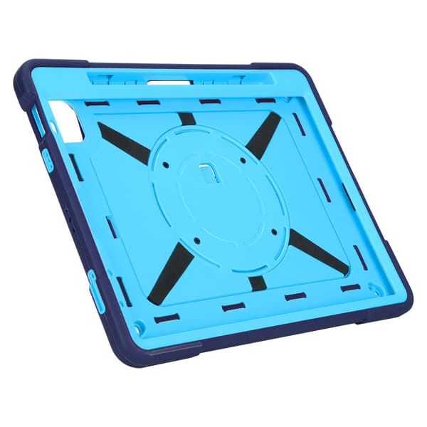 Protective Case Hand Shoulder Strap Protective Case Stand for Ipad Air4 10.9 Dark Blue