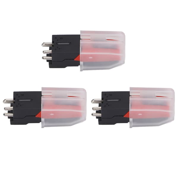 3 Pcs Turntable Needle Antique Replacement Vinyl Phonograph Stylus for Turntable LP-Aluminum