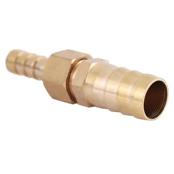 Messingkobling slangetilkobling reduserende pluggkontakt (8mm-16mm 1stk)