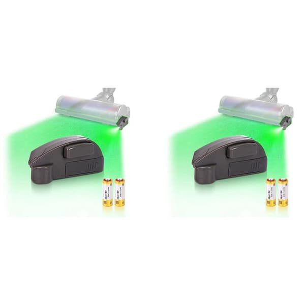 2x Dust Detector LED Light for Vacuum Cleaner, Green Vacuum Head Accessory