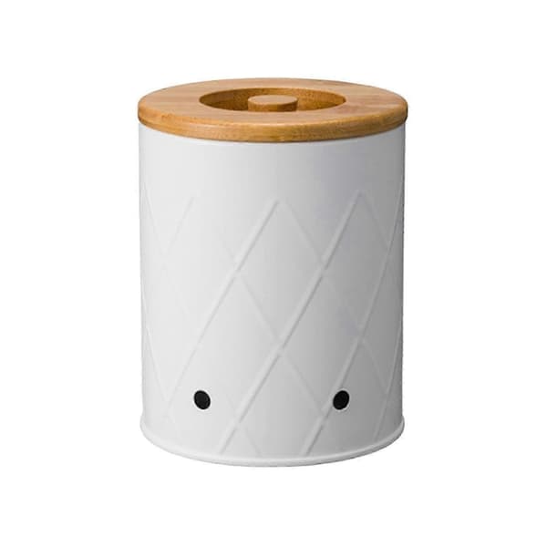 Potato Storage Box Food Storage Container with Lid Vegetable Storage Box Kitchen Storage Box for Pantry Countertop - WELLNG White Small White Small