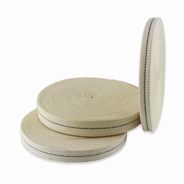 Wick for paraffin lamps and torches flat 16mm 1m