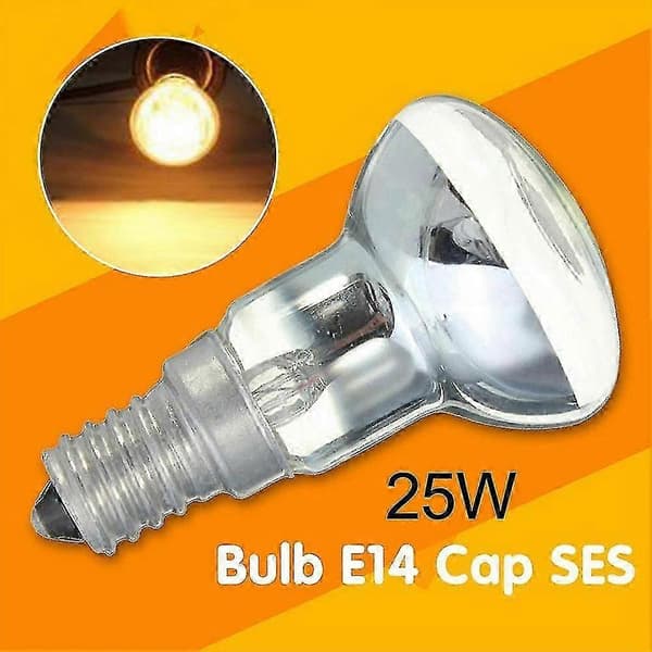 R39 Lavalamp Pære 25w SES E14 Reflektor Skrue Spotlight 2025)