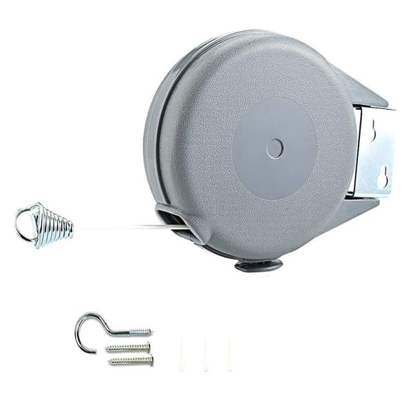 Retractable Clothesline 49.2 ft Length Maximum Load 30 lbs Portable Laundry Line for Camping