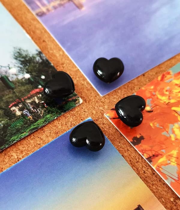 100 st Push Pins, Väggpush Pins, Plast Stålspets Push Pins