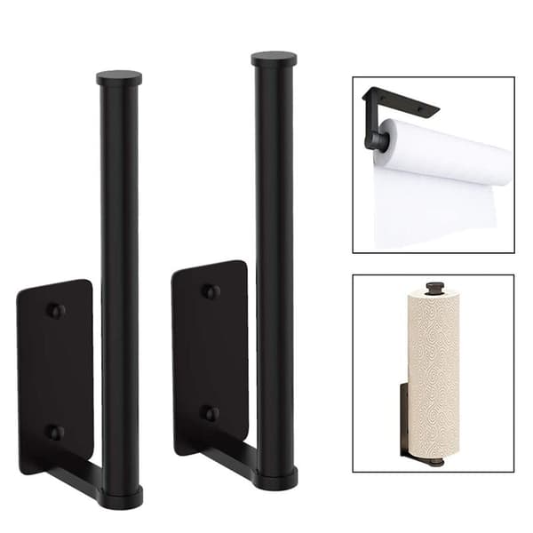 Paper Towel Holder Tear-Shaped Wall Mounted Paper Towel Holder Perfect Install Vertically or Horizontally (2-pack)