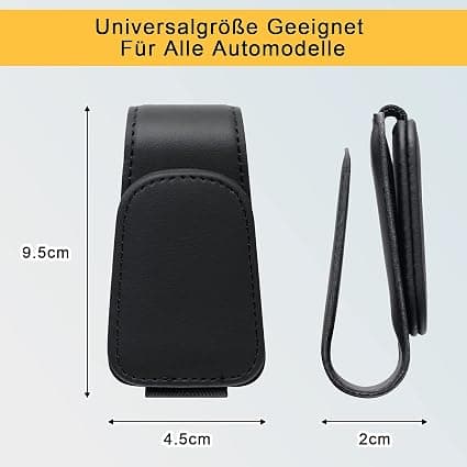 Bilbrilleholder - Svart, Bilbrilleholder, Universal Bilbrille