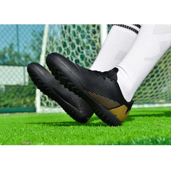 Fotballsko for menn og kvinner, innendørs og utendørs, store gutter, AG/FG Svart-1 42