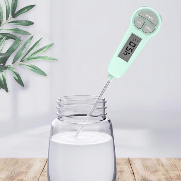 Matlagningstermometer Digital Termometer Matkvalitets Rustfri Sonde Matlaging Grilling Olje Væsketermometer Rosa Pink