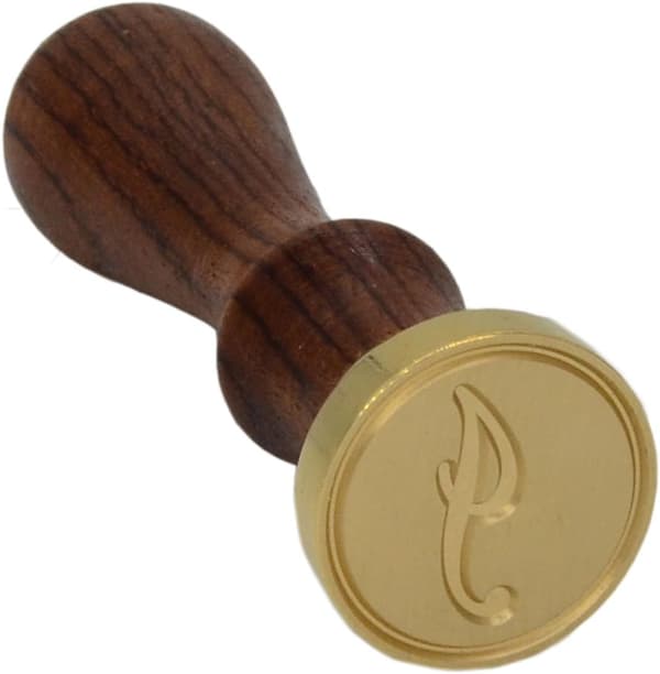 Voksseglstempel forsegling voks klassisk initial alfabet retro tre Z001 I -