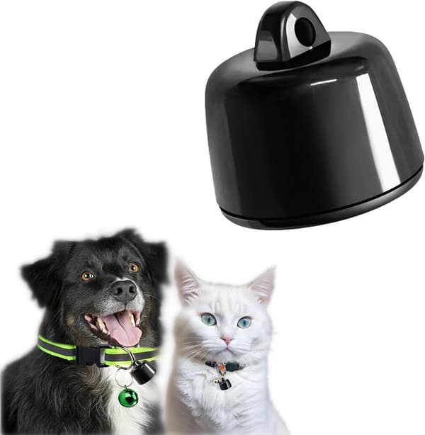 Mini GPS-tracker til hunde og katte, mini kæledyrs-tracker til iOS og Android, smart lokaliseringshalsbånd