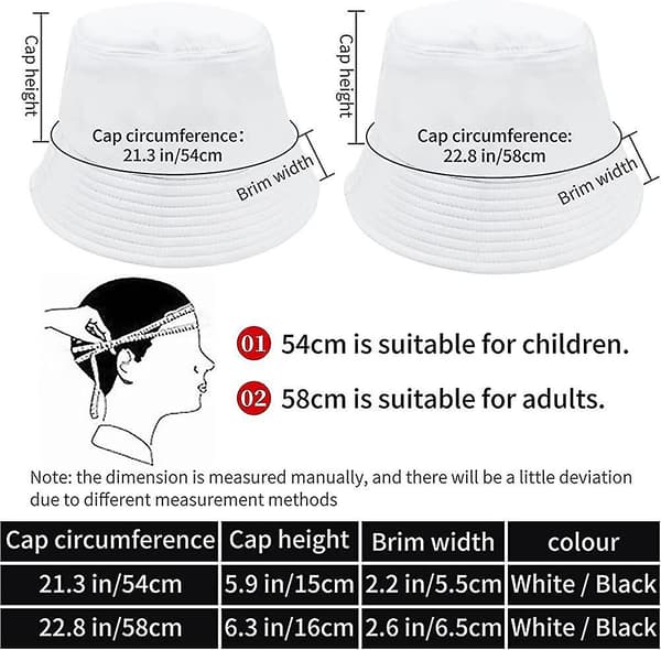 2-pack Fiskarhattar Bucket Hat Unisex Solhatt Fiskarhatt