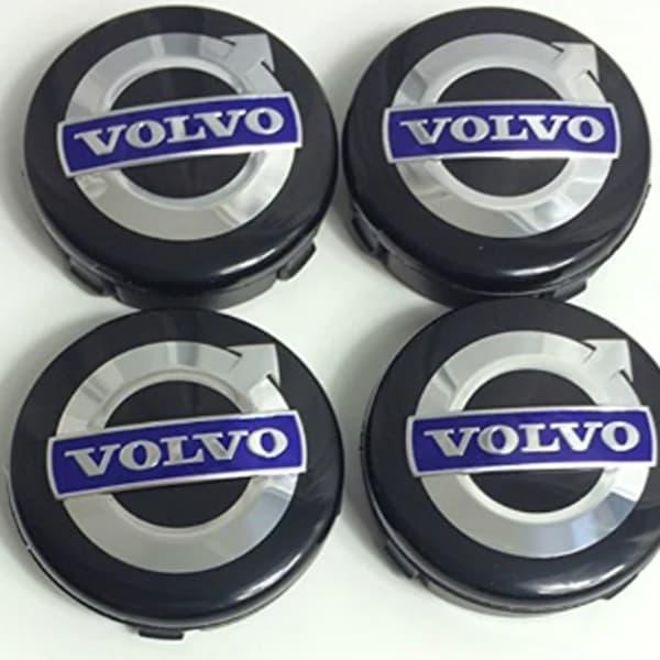 4 stk. navkapsel til Volvo S60 S90 XC40 XC60 V90 S40 S80