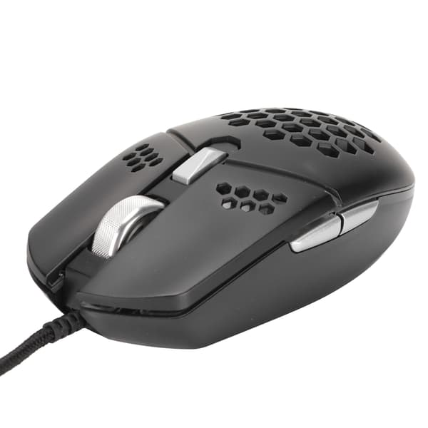 Gaming kablet mus 6 DPI-niveauer RGB 8000DPI Ergonomisk sort gamingmus til stationære computere bærbare computere