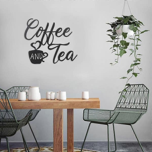 Kaffe- og te-skilt hængende ornament model dekorations tilbehør