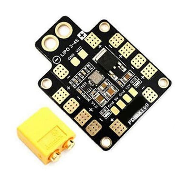 PDB XT60 Drone Strömfördelningskort med W/ BEC 5V 2A 12V 0.5A för RC FPV