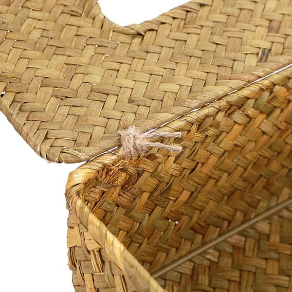 Rektangulær servietdispenser Reed Woven Box til familiebord