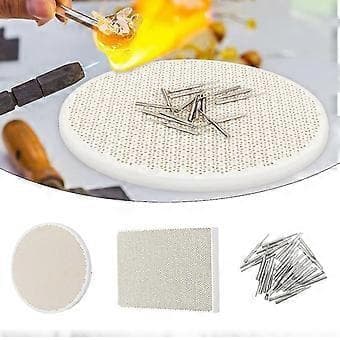 Portable Soldering Board with Honeycomb Pattern, Durable Soldering Panel Jewelry Tool for Designers and Hobbyists