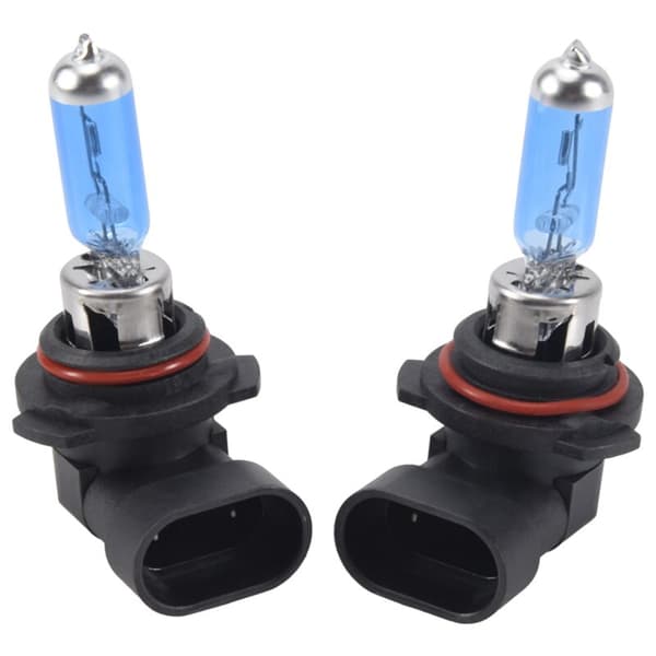 2 x 9006 HB4 HID Halogen Lampe Pære 100W 6000K 12V Hvit Bil