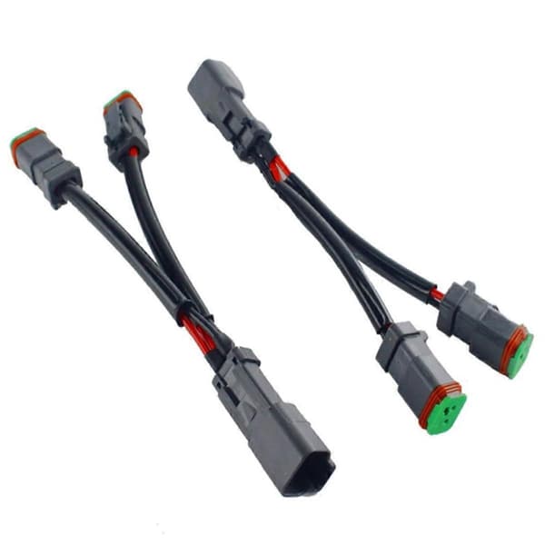 Y-type kabler Deutsch DT DTP 2-benet stikadapter til LED Pod arbejdslys eftermonteringsstik ledningsnet