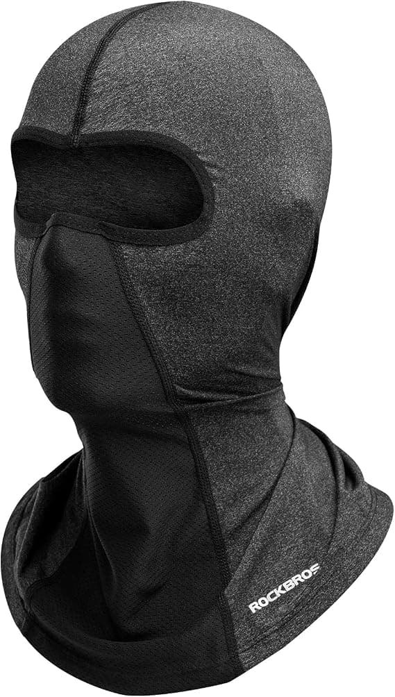 Sort sommerbalaclava sport motorcykel cykel UV-beskyttelse til
