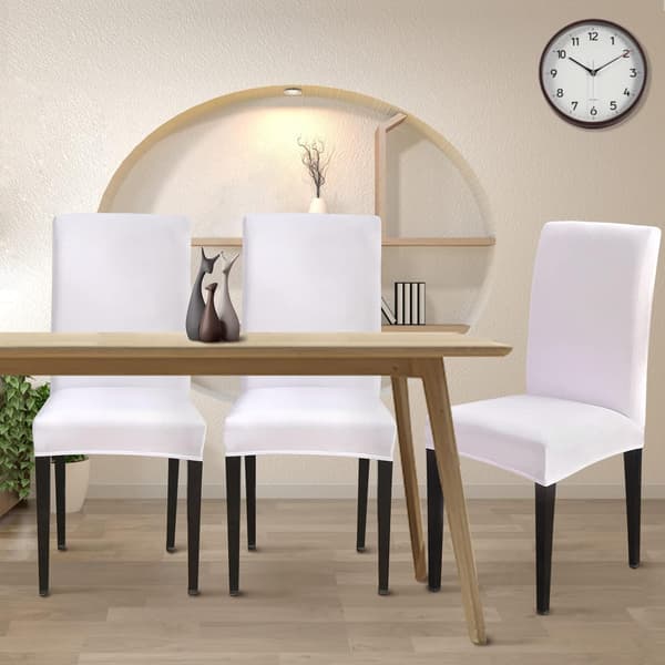 Stretch Stolsöverdrag Set om 4 Matsalsstolsöverdrag Universal W