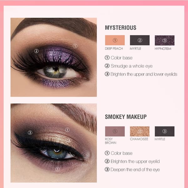 18 Colors Charming Glitter Eyeshadow Powder Cosmetic Eye Makeup