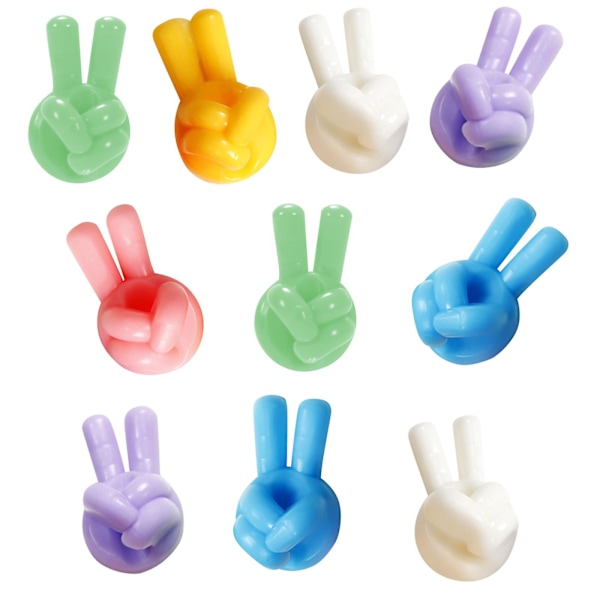 10X Thumb Hooks Creative Silicone Finger Hook For Data Cable Storage And Organization,100% New