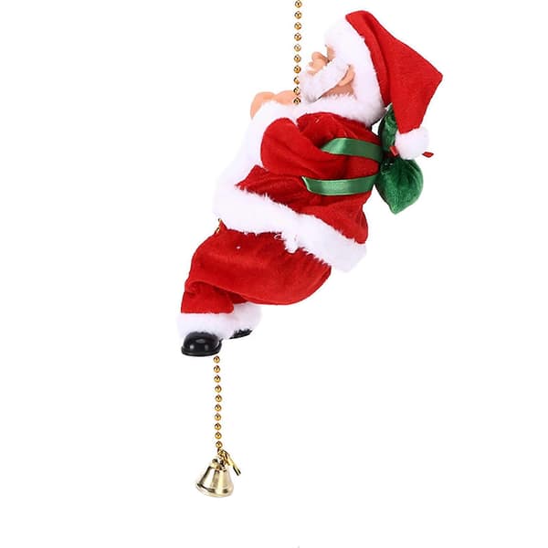 Santa Climbing Bead Curtain Christmas Tree Pendant - Christmas Decorations
