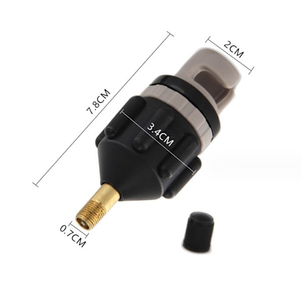 1 stk SUP-pumpekompressorventilpumpeadapter oppblåsbar båt Stan