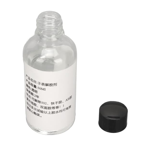 Superlimfjerner 50 ml Effektiv Praktisk Bærbar Limfjerner Limresterfjerner til ure 502 Lim