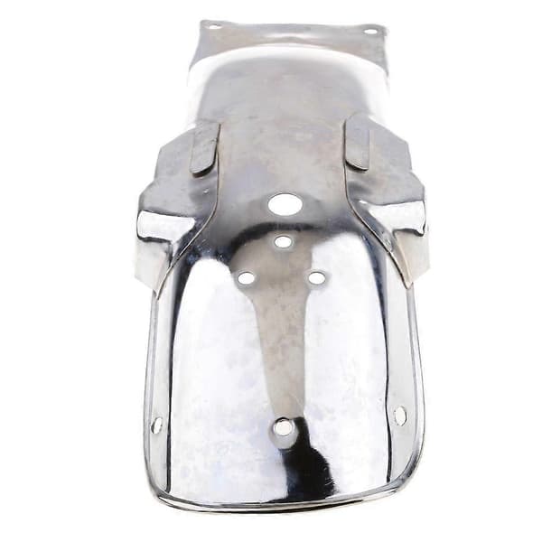 Bagskærm / stænkskærm i rustfrit stål til CG125 (FMY) Krom Chrome
