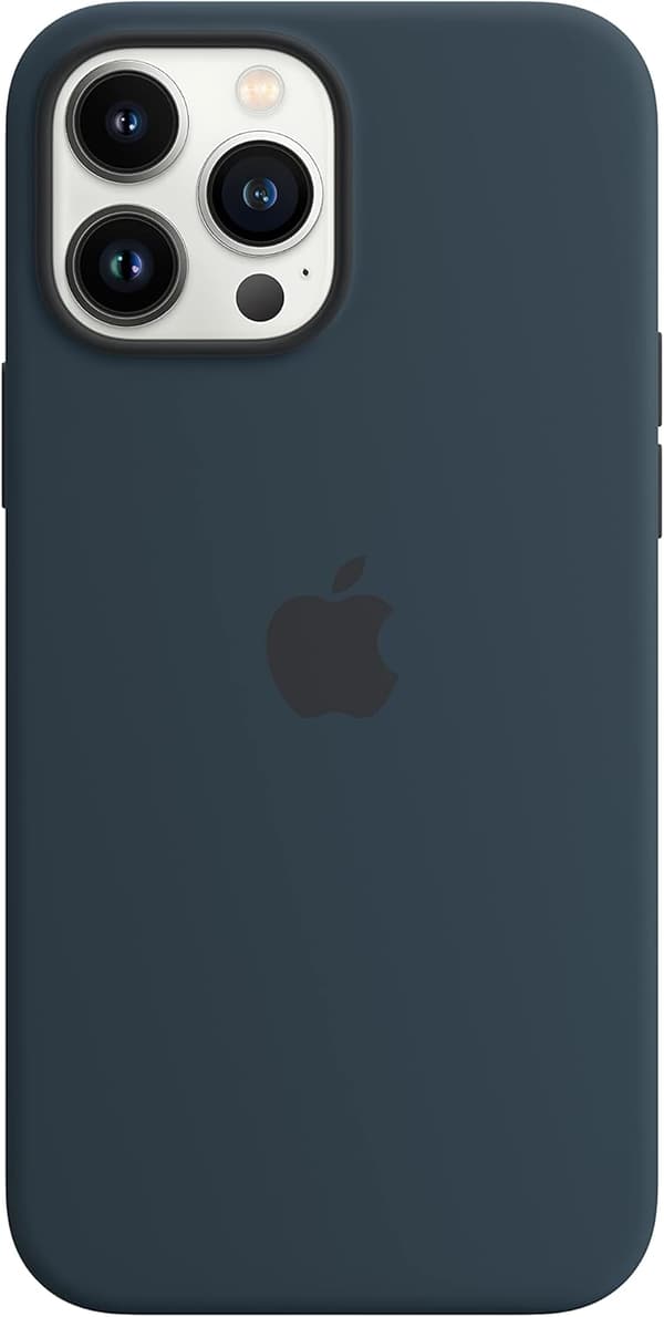 Apple silikonecover med MagSafe (til iPhone 12 Pro Max) iPhone 12 Pro Max iPhone 12 Pro Max Dyblå iPhone 12 Pro Max Deep blue