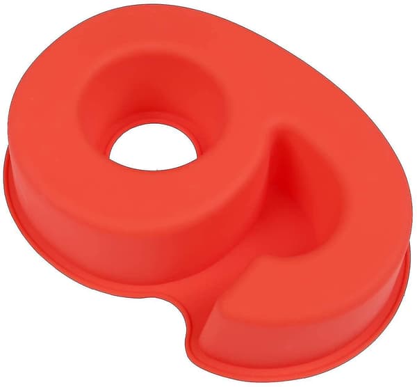 Silikon Digital Stor Størrelse 6 Bakeform Jubileumsbursdagskake 20 X 25 Cm