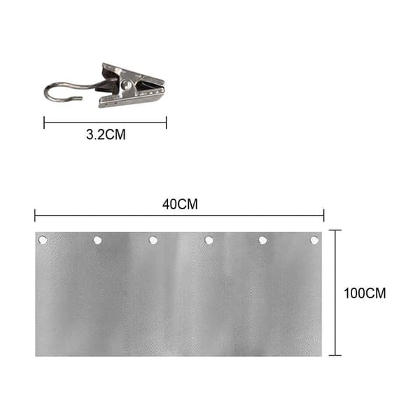 Patio Heater Reflector Shield Foldable Cover for Garden Yard Large Large