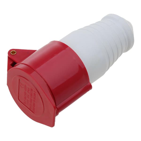 Industrial Male & Female Plug Socket Locking Connector Socket Electrical Power Plug Strong Electrical Conductivity Surface Mounted Socket 5 Core 32A Surface mounted sock 5 core 32A