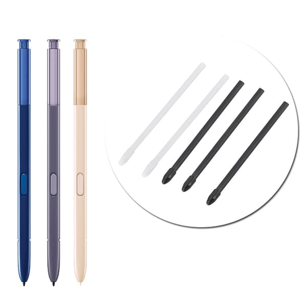 Pekstift S Pen-spidser Pen-påfyldningsværktøjssæt til Samsung Galaxy Note 8/9 Tab S3/4 (Sort)