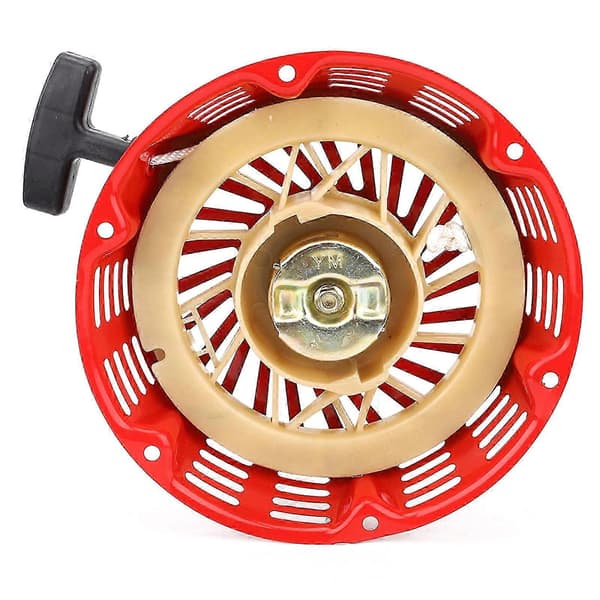 188F 190 Trækstartmotor 6.5KW Rød Sort 21.5cm Holdbart Metal
