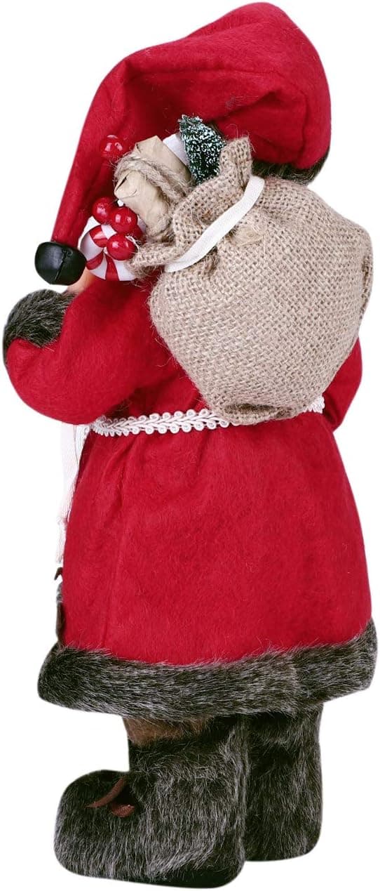 30cm Santa Claus Christmas Standing Figure Gnome Doll