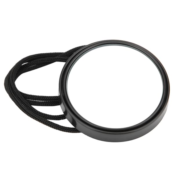 Dive Rearview Mirror 360 Degree Adjustable Rearview Mirror with Lanyard Diving Accessories Black